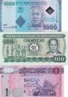 Mix Lot, UNC, (Total 3 banknotes)
Tanzania, 1.000 Shillings, 2010; Libya, 1 Dinar, 2013, p76; Mozambique, 100 Meticais, 1980
Serial Number: ED121065...