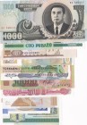 Mix Lot, UNC, (Total 11 banknotes)
Belarus, 1 Ruble, 2000; Kyrgyzstan, 50 Tyiyn, 1993; Croatia, 1 Dinar, 1991; Viet Nam, 500 Dong, 1988; Viet Nam, 10...
