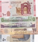Mix Lot, UNC, (Total 5 banknotes)
Saudi Arabia, 10 Riyals, 2017; Syria, 5 Pounds, 1988; Syria, 10 Pounds, 1991; Syria, 50 Pounds, 2009; Syria, 100 Po...