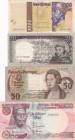 Mix Lot, (Total 4 banknotes)
Portugal, 1.000 Escudos, 1998, VF(-), p188; Portekiz, 20 Escudos, 1964, VF, p167; Portekiz, 50 Escudos, 1968, VF, p174; ...