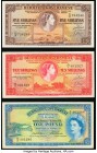 Bermuda Bermuda Government 5; 10 Shillings; 1 Pound 1.5.1957 (2); 1.10.1966 Pick 18; 19; 20 Three Examples Very Fine (3). 

HID09801242017

© 2020 Her...