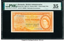 Bermuda Bermuda Government 5 Pounds 1.10.1966 Pick 21d PMG Choice Very Fine 35. 

HID09801242017

© 2020 Heritage Auctions | All Rights Reserved