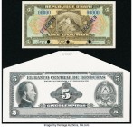 Honduras Banco Central de Honduras 5 Lempiras ND (1953-68) Pick 51p Proof Crisp Uncirculated; Haiti Banque Nationale de la Republique d'Haiti 1 Gourde...