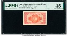 Israel Israel Government 50 Pruta ND (1952) Pick 10a PMG Choice Extremely Fine 45. Small tears.

HID09801242017

© 2020 Heritage Auctions | All Rights...