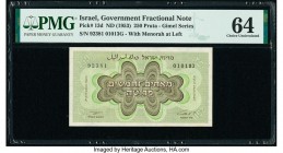 Israel Israel Government 250 Pruta ND (1953) Pick 13d PMG Choice Uncirculated 64. 

HID09801242017

© 2020 Heritage Auctions | All Rights Reserved