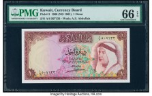 Kuwait Kuwait Currency Board 1 Dinar 1960 (ND 1961) Pick 3 PMG Gem Uncirculated 66 EPQ. 

HID09801242017

© 2020 Heritage Auctions | All Rights Reserv...
