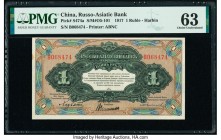 Russia Russo-Asiatic Bank 1 Ruble 1917 Pick S474a PMG Choice Uncirculated 63. 

HID09801242017

© 2020 Heritage Auctions | All Rights Reserved