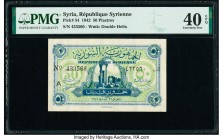 Syria Republique Syrienne 50 Piastres 1942 Pick 54 PMG Extremely Fine 40 EPQ. 

HID09801242017

© 2020 Heritage Auctions | All Rights Reserved