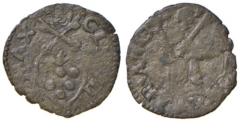 Ancona. Clemente VII (1523-1534). Quattrino MI gr. 0,65. Muntoni 100. Berman 871...