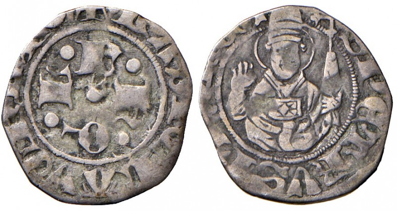 L’Aquila. Ladislao di Durazzo (1388-1414). Bolognino AG gr. 0,67. CNI –. D.A. –....