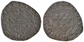 L’Aquila. Luigi XII re di Francia (1501-1503). Sestino AE gr. 2,17. D.A. 143. MIR 115. Raro. Buon BB