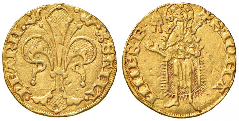 Avignone. Monetazione anonima pontificia del sec. XIV. Fiorino AV gr. 3,53. Munt...