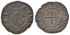 Casole. Ranuccio Allegretti vescovo di Volterra (1321-1348). Denaro o picciolo MI gr. 0,47. CNI 6 (Berignone). MIR 32/2. Molto raro. Conservazione ecc...