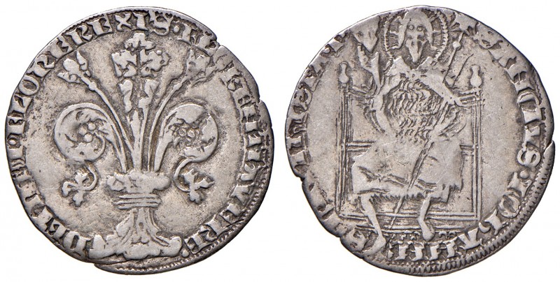 Firenze. Repubblica sec. XIII-1532. 1347/I semestre. Guelfo da 5 soldi (segno ni...