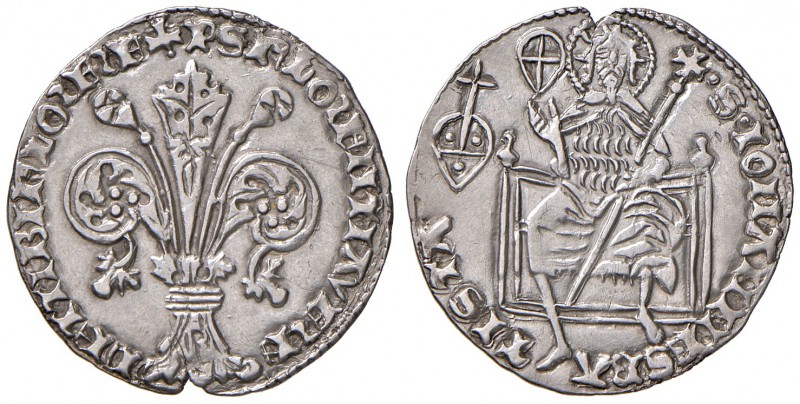 Firenze. Repubblica sec. XIII-1532. 1406/I semestre. Grosso da 5 soldi e 6 denar...