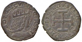 Napoli. Federico III d’Aragona (1496-1501). Sestino AE gr. 2,05. P.R. 11. MIR 109. Vall-Llosera i Tarres 328b. q.SPL