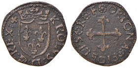 Ortona. Carlo VIII re di Francia (1495). Cavallo AE gr. 1,44. CNI 16. D.A. 5. MIR –. Rarissimo. q.SPL