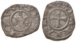 Orvieto. Repubblica autonoma (1256-1265). Denaro MI gr. 0,52. CNI 2. Rarissimo. Buon BB