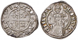 Padova. Iacopo II da Carrara (1345-1350). Carrarino da 2 soldi AG gr. 1,10. CNI 3. MEC 12, 918. Bello SPL