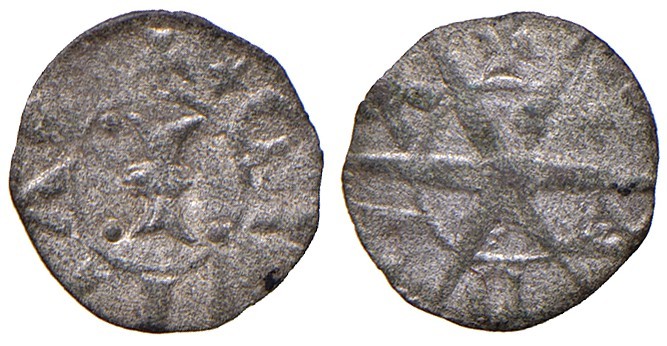 Padova. Iacopo II da Carrara (1345-1350). Denaro piccolo MI gr. 0,16. CNI 21. ME...