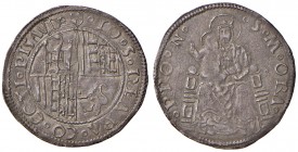 Pesaro. Giovanni Sforza (1489-1500 e 1503-1510). Grosso AG gr. 2,05. CNI 33. Cavicchi PS, 74. Patina di medagliere, q.SPL