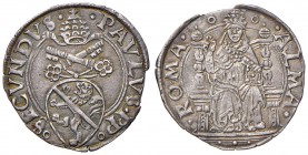 Roma. Paolo II (1464-1471). Grossetto papale AG gr. 1,47. Muntoni 28. Berman 406. MIR 409 (questo esemplare illustrato). Raffinato conio probabile ope...
