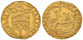 Roma. Sisto IV (1471-1484). Fiorino di camera AV gr. 3,37. Muntoni 10. Berman 448. MIR 452/1. Raro. q.SPL