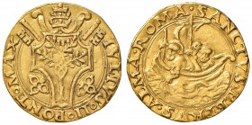 Roma. Giulio II (1503-1513). Fiorino di camera AV gr 2,58. Muntoni 15 var. Berman 562. MIR 552/1. Tosato, BB/q.BB