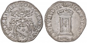 Roma. Clemente VIII (1592-1605). Testone anno santo 1600/X AG gr. 9,40. Muntoni 13. Berman 1440. MIR 1459/6. q.SPL
