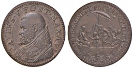 Roma. Paolo V (1605-1621). Medaglia anno VI AE gr. 15,12 diam. 30,5 mm. Opus Giorgio Rancetti (per il D/) e Giovanni Antonio De Rossi (per il R/). Com...