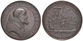 Roma. Gregorio XV (1621-1623). Medaglia anno III/1623 AE gr. 24,02 diam. 35,5 mm. Opus Giovanni Antonio Moro. Per le canonizzazioni del 1622. Mazio 18...