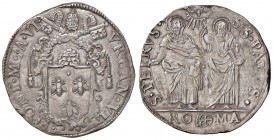 Roma. Urbano VIII (1623-1644). Testone anno VI AG gr. 9,62. Muntoni 62. Berman 1723. q.SPL