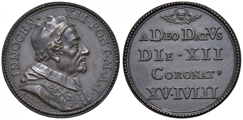 Roma. Innocenzo XII (1691-1700). Medaglia anno I (1691) AE gr. 15,57 diam. 30,5 ...