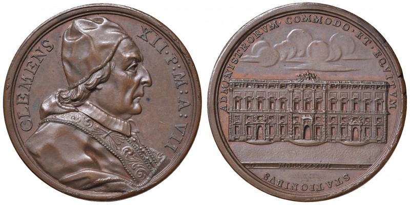 Roma. Clemente XII (1730-1740). Medaglia anno VII/1737 AE gr. 23,11 diam. 38,2 m...