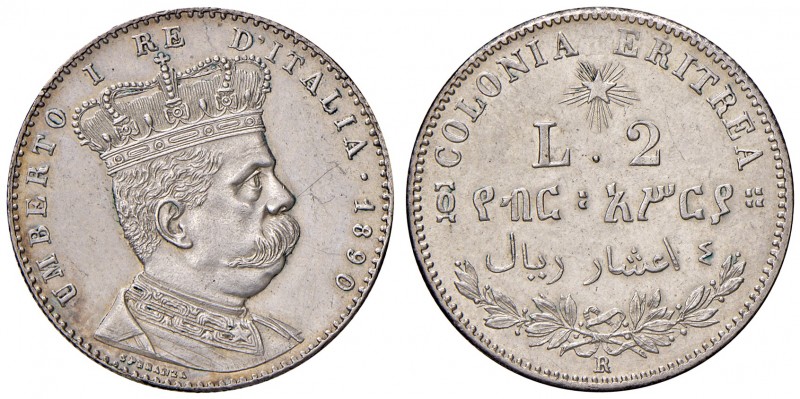 Savoia. Umberto I re d’Italia (1878-1900). Monetazione per la Colonia Eritrea. D...