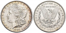 Estados Unidos. 1 dollar. 1885. Philadelphia. (Km-110). Ag. 26,73 g. Brillo original. EBC+. Est...40,00. /// ENGLISH: United States. 1 dollar. 1885. P...