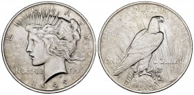 Estados Unidos. 1 dollar. 1923. (Km-150). Ag. 26,78 g. Brillo original. EBC+. Est...35,00. /// ENGLISH: United States. 1 dollar. 1923. (Km-150). Ag. 2...