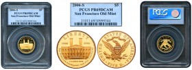 Estados Unidos. 5 dollars. 2006. San Francisco. S. (Km-395). Au. San Francisco Old Mint. Encapsulado por PCGS como PR69 DCAM. Est...600,00. /// ENGLIS...