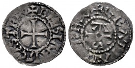 Francia. Acuñaciones Carolingias. Carlos el Calvo (840-877). Denier. Blois. (Mg-923). Ag. 1,61 g. Escasa. MBC+. Est...160,00. /// ENGLISH: France. Car...