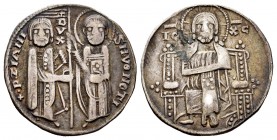 Italia. Venecia. Petro Ziani (1205-1229). Grosso. (Paolucci-1). Ag. 2,14 g. MBC. Est...80,00. /// ENGLISH: Italy. Venice. Petro Ziani (1205-1229). Gro...