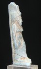 Egypte - Basse époque - Amulette d'Isis - 664 / 332 av. J.-C. (26ème-30ème dynastie)
Amulette en fritte émaillée bleue représentant la déesse Isis. R...