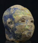 Egypte - Basse époque - Tête de prince en pierre - 664 / 332 av. J.-C. (26ème-30ème dynastie)
Tête de prince en pierre calcaire de couleur verte avec...