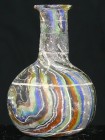 Phénicie - Flacon en filet de pâte de verre polychrome - 400 / 300 ap. J.-C.
Flacon en filet de pâte de verre polychrome. Petites traces d'irisation....