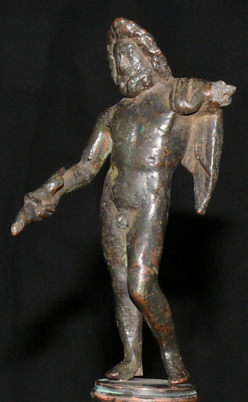 Romain - Jupiter en bronze - 200 / 300 ap. J.-C.
Importante et belle statuette ...