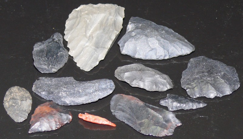 Néolithique - Altiplano Andin, Bolivie, Chili, Pérou - Lot de 11 pointes, gratto...