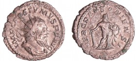 Postume - Antoninien (260-265, Cologne) - Hercule
A/ IMP C POSTVMVS P F AVG Buste radié et drapé à droite. 
R/ HERC DEVSONIENSI. Hercule debout à dr...