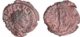 Tétricus II - Antoninien - (270-273, Tréves)
A/ C PIV ESV TETRICVS CAES Buste radié à droite. 
R/ SPES AVGG. L'Espérance marchant à gauche, tenant u...