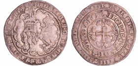 Flandre - Louis de Male - Double gros bodrager
Louis II de Male (1346-1384). A/ LVDOVICVS: DEI: GRA: COmES: Z: DnS: FLAnDRIE. Lion heaumé assis à gau...