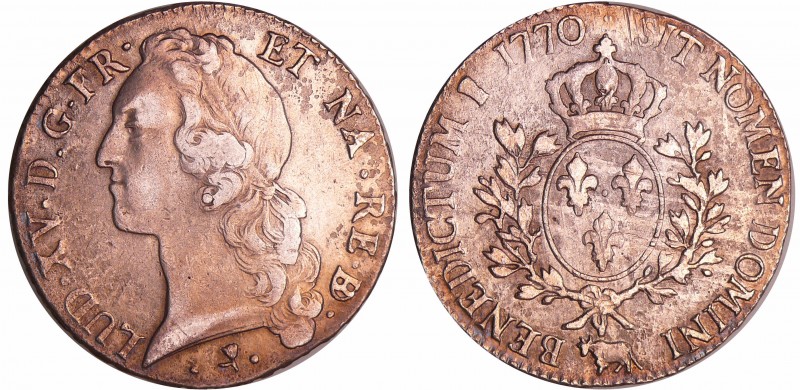 Louis XV (1715-1774) - Ecu de Béarn au bandeau - 1770 (Pau)
TTB
L4L.503-Ga.322...