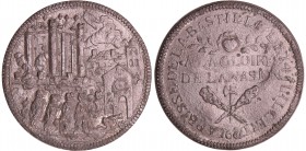 France - Révolution - Médaille populaire pour la prise de la Bastille le 14 juillet 1789
TB
Hennin.31-TNG PL VII
Etain ; 17.84 gr ; 45 mm